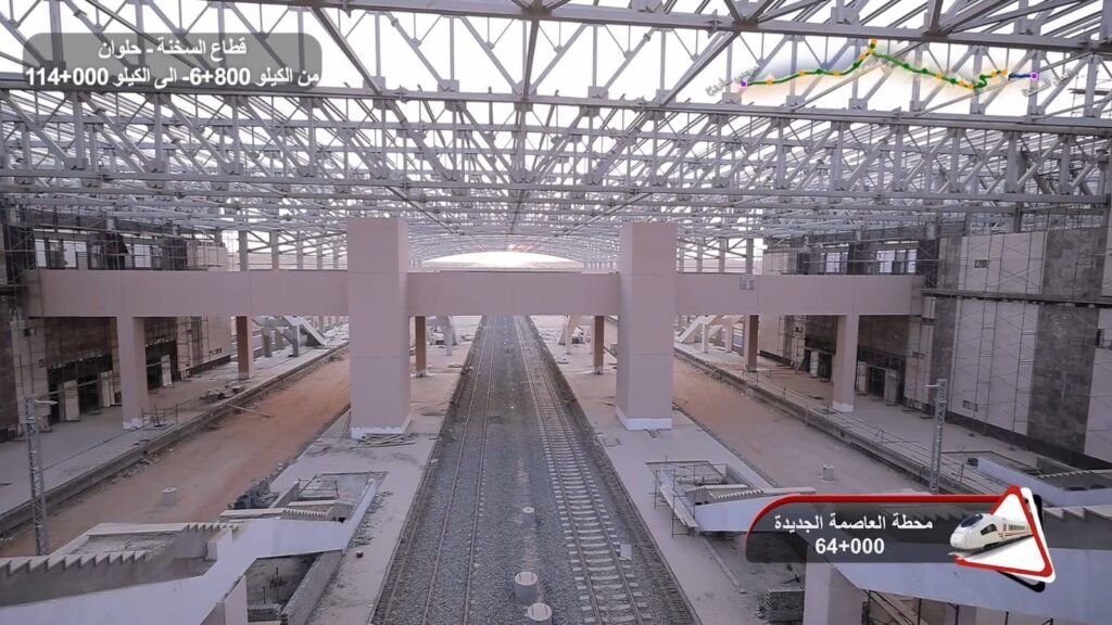 إنجازات خط القطار الكهربائي السريع السخنة العلمين مطروح