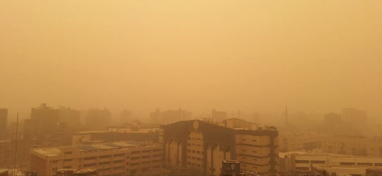 موعد انتهاء العاصفة الترابية في مصر